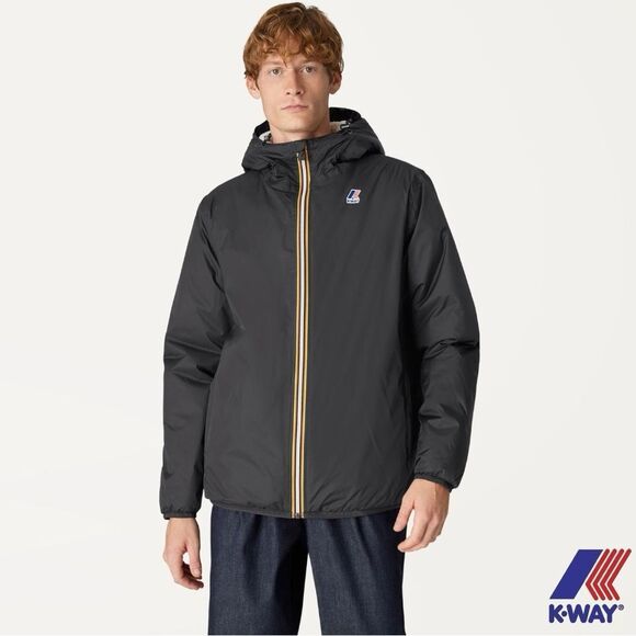 K-Way **NWT** Le Vrai 3.0 Claude Orsetto Unisex Jacket in Black Pure - Picture 1 of 9